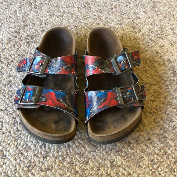 birkenstock spiderman sandals